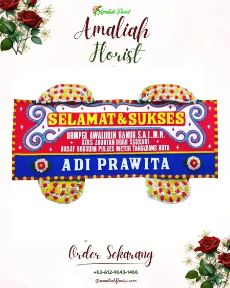 Papan Bunga Ucapan Selamat Pucangsawit